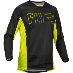 MAILLOT FLY KINETIC MESH JAUNE FLUO/NOIR Maillot moto cross