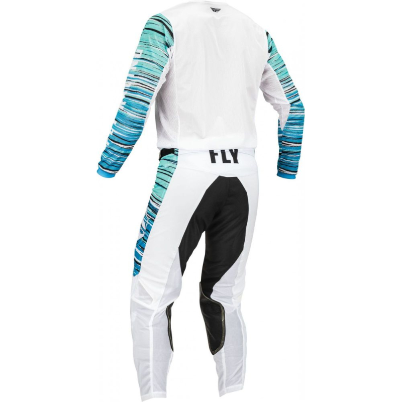 MAILLOT FLY KINETIC MESH BLANC/BLEU/MINT Maillot moto cross