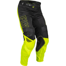 PANTALON FLY KINETIC MESH JAUNE FLUO/NOIR Pantalon moto cross