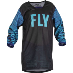 MAILLOT FLY KINETIC MESH NOIR/BLEU/VIOLET Maillot cross enfant