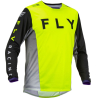 MAILLOT FLY KINETIC KORE JAUNE FLUO/NOIR Maillot moto cross
