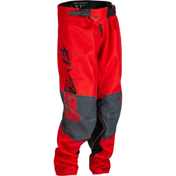 PANTALON FLY KINETIC KHAOS NOIR/ROUGE/GRIS Pantalon moto cross enfant