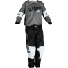 PANTALON FLY KINETIC KHAOS GRIS/NOIR/BLANC Pantalon moto cross enfant