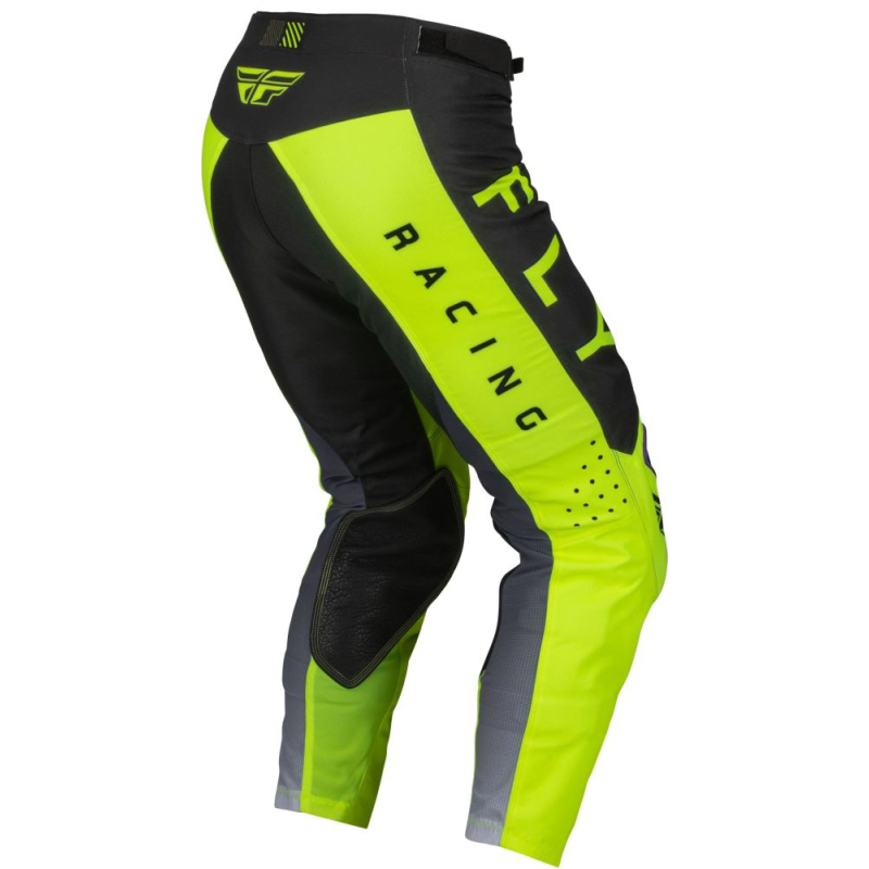 PANTALON FLY KINETIC KORE JAUNE FLUO/NOIR Pantalon moto cross enfant