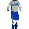 PANTALON FLY KINETIC KHAOS GRIS/BLEU/BLANC Pantalon moto cross enfant