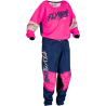 PANTALON FLY KINETIC KHAOS ROSE/NAVY/BRUN CLAIR Pantalon moto cross enfant