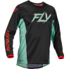 MAILLOT FLY KINETIC S.E. RAVE NOIR/MINT/ROUGE Maillot moto cross