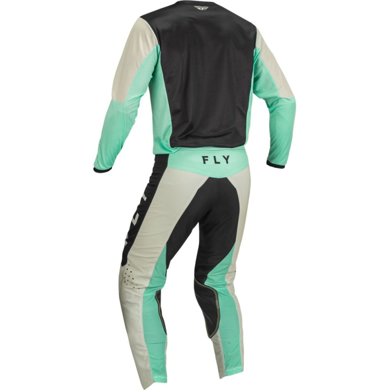 PANTALON FLY KINETIC JET NOIR/MINT/GRIS Pantalon moto cross