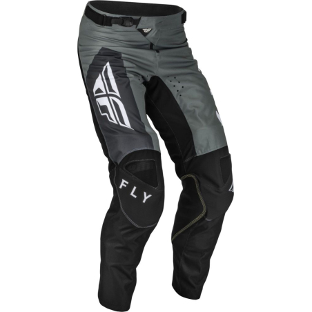 PANTALON FLY KINETIC JET GRIS/NOIR Pantalon moto cross