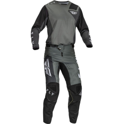 PANTALON FLY KINETIC JET GRIS/NOIR Pantalon moto cross