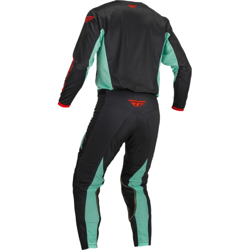PANTALON FLY KINETIC S.E. RAVE NOIR/MINT/ROUGE Pantalon moto cross