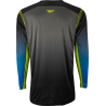 MAILLOT FLY LITE GRIS/BLEU/JAUNE FLUO Maillot moto cross