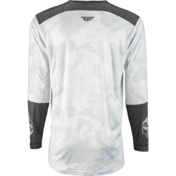 MAILLOT FLY LITE L.E. STEALTH BLANC/GRIS Maillot moto cross