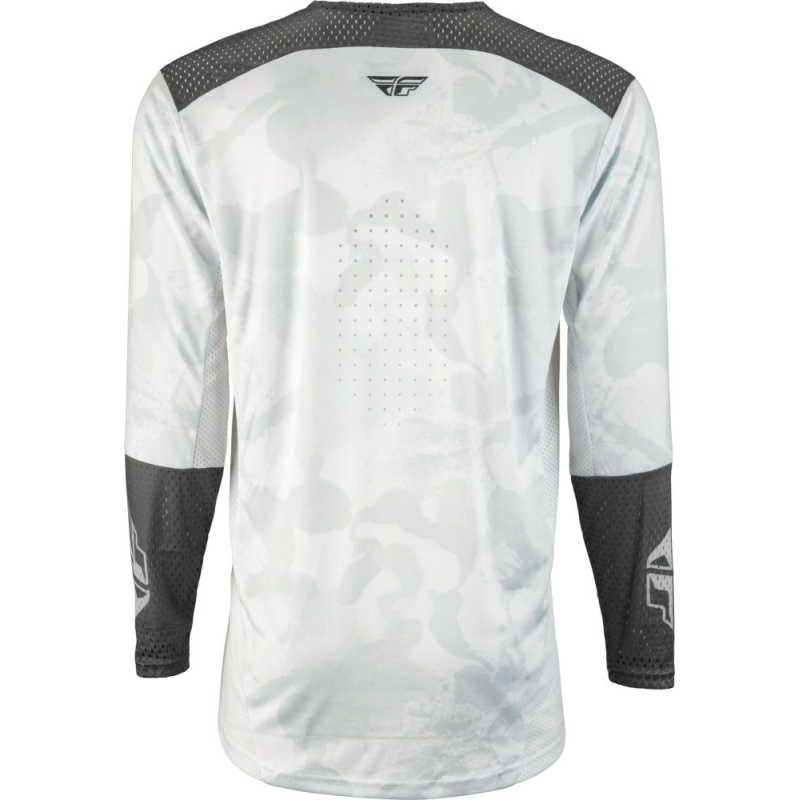 MAILLOT FLY LITE L.E. STEALTH BLANC/GRIS Maillot moto cross