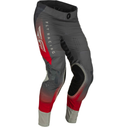 PANTALON FLY LITE ROUGE/GRIS Pantalon moto cross enfant