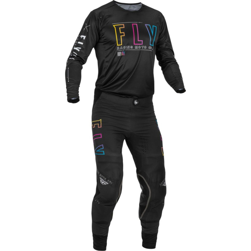 PANTALON FLY LITE S.E. AVENGE NOIR/SUNSET Pantalon moto cross