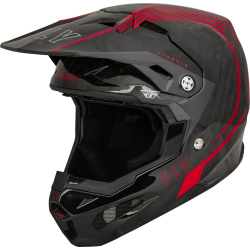 CASQUE FLY FORMULA CARBONE TRACER ROUGE/NOIR Casque moto cross