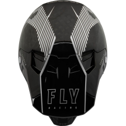 CASQUE FLY FORMULA CARBONE TRACER GRIS/NOIR Casque moto cross