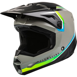 CASQUE FLY KINETIC VISION GRIS/NOIR Casque moto cross