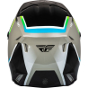 CASQUE FLY KINETIC VISION GRIS/NOIR Casque moto cross