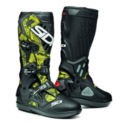 BOTTES SIDI ATOJO SRS EDITION SERIE LIMITEE SNAKE JAUNE/NOIR Botte moto cross