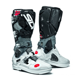 BOTTES SIDI CROSSFIRE 3 SRS BLANC/GRIS/NOIR Botte moto cross