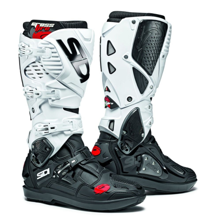 BOTTES SIDI CROSSFIRE 3 SRS NOIR/BLANC Botte moto cross