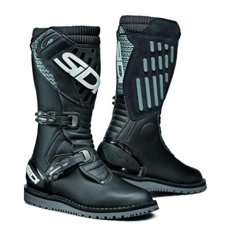 BOTTES SIDI TRIAL ZERO.2 NOIR/NOIR Botte moto cross