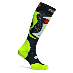 CHAUSSETTES FAENZA FLUO JAUNE Sous-vêtement moto cross