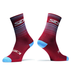 CHAUSSETTES MALIBU BURGUNDY/BLEU CIEL Sous-vêtement moto cross