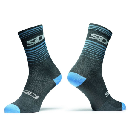 CHAUSSETTES MALIBU GRIS/BLEU CIEL Sous-vêtement moto cross