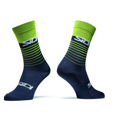 CHAUSSETTES MIAMI BLEU/LIME Sous-vêtement moto cross