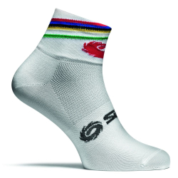 CHAUSSETTES RAINBOW BLANCHE Sous-vêtement moto cross