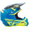 CASQUE CROSS FLY F2 CARBON FORGE MIPS NOIR/JAUNE/BLEU Casque moto cross