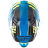 CASQUE CROSS FLY F2 CARBON FORGE MIPS NOIR/JAUNE/BLEU Casque moto cross