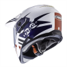 CASQUE CABERG XTRACE LUX BLANC/ROUGE/BLEU Casque moto cross