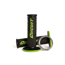 GRIPS CIRCUIT V NOIR VERT Poignée moto cross