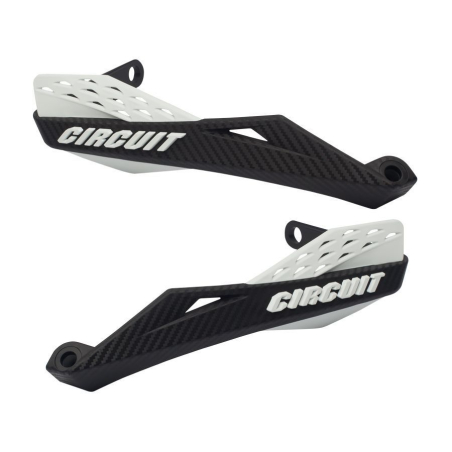 PROTEGE-MAINS CIRCUIT FENIX NOIR/BLANC Protège main moto cross