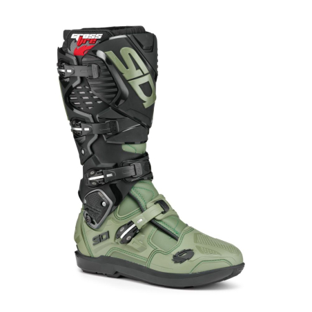 BOTTES SIDI CROSSFIRE 3 SRS ARMY/NOIR Botte moto cross