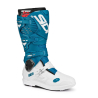 BOTTES SIDI CROSSFIRE 3 SRS BLANC/PETROLE Botte moto cross