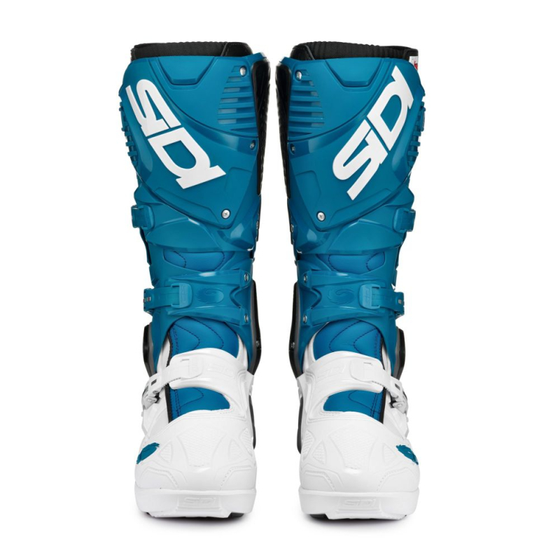 BOTTES SIDI CROSSFIRE 3 SRS BLANC/PETROLE Botte moto cross