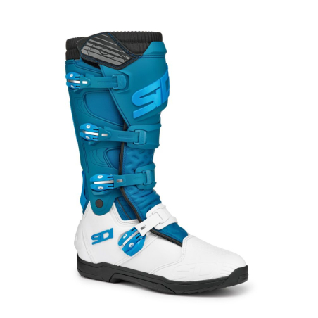 BOTTES CROSS FEMME SIDI X POWER SC LEI BLANC/BLEU CLAIR Botte moto cross femme