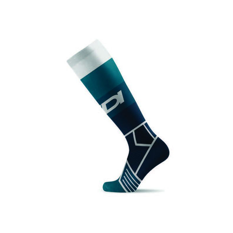 CHAUSSETTES LUDOS PETROLE/BLEU/BLANC Chaussette moto cross