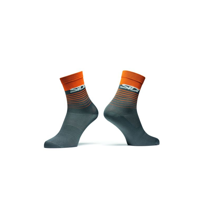 CHAUSSETTES MIAMI GRIS/ORANGE Sous-vêtement moto cross