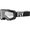 MASQUE FLY FOCUS NOIR/BLANC Lunette moto cross