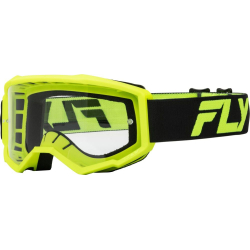 LUNETTE CROSS FLY FOCUS NOIR/JAUNE FLUO