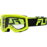 LUNETTE CROSS FLY FOCUS NOIR/JAUNE FLUO Lunette moto cross