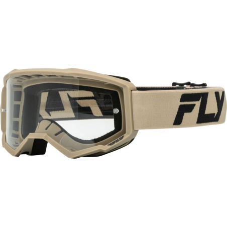 LUNETTE CROSS FLY FOCUS KAKI/NOIR Lunette moto cross