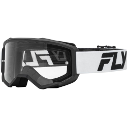 LUNETTE CROSS FLY FOCUS BLANC/NOIR