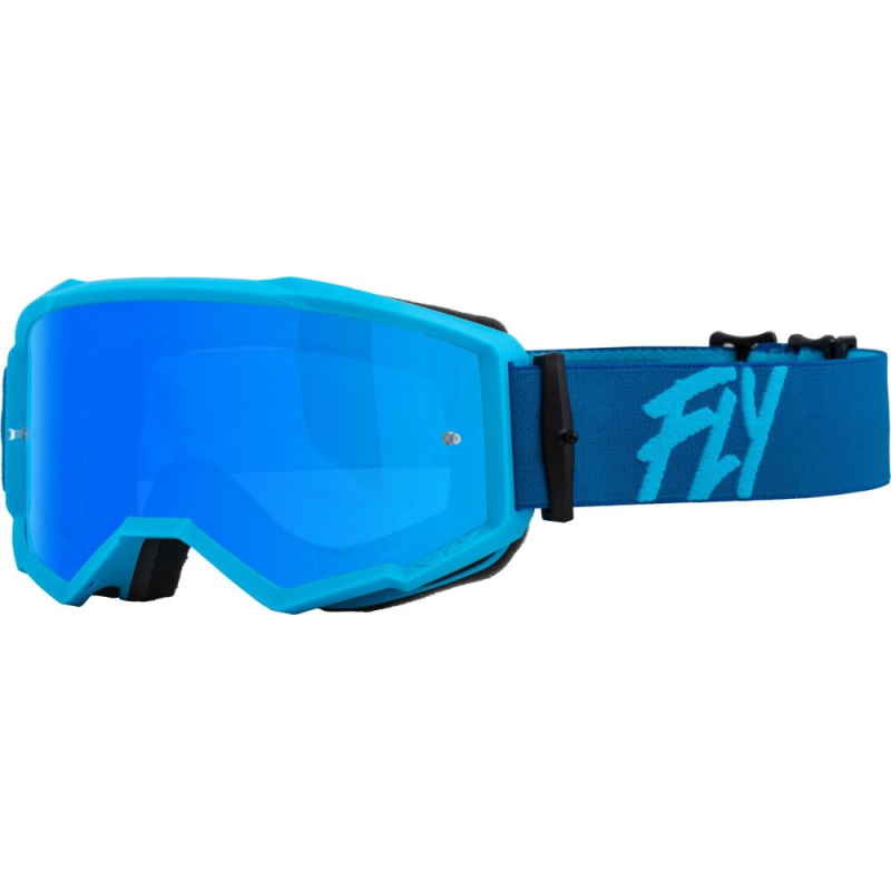 MASQUE FLY ZONE BLEU Lunette moto cross